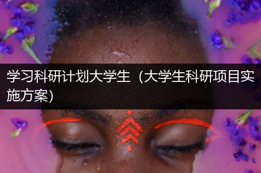 学习科研计划大学生（大学生科研项目实施方案）
