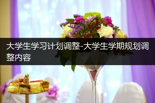 大学生学习计划调整-大学生学期规划调整内容