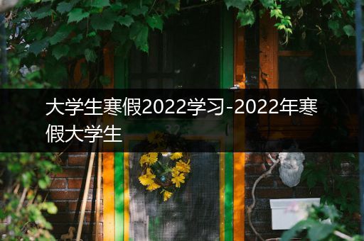 大学生寒假2022学习-2022年寒假大学生