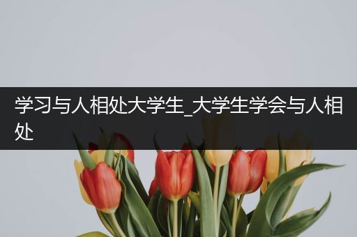 学习与人相处大学生_大学生学会与人相处