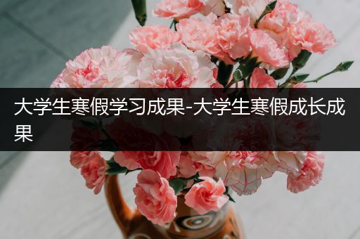 大学生寒假学习成果-大学生寒假成长成果