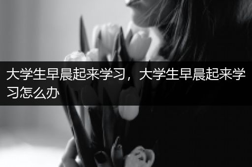 大学生早晨起来学习，大学生早晨起来学习怎么办