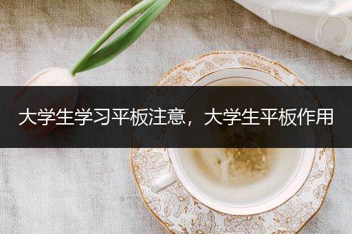 大学生学习平板注意，大学生平板作用
