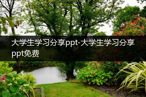 大学生学习分享ppt-大学生学习分享ppt免费