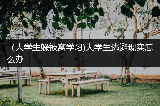 （大学生躲被窝学习)大学生逃避现实怎么办