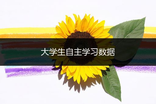 大学生自主学习数据