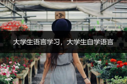 大学生语言学习，大学生自学语言