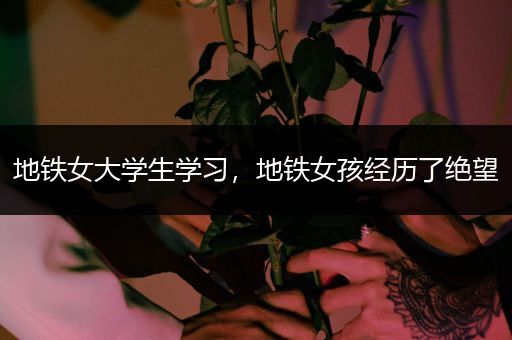 地铁女大学生学习，地铁女孩经历了绝望