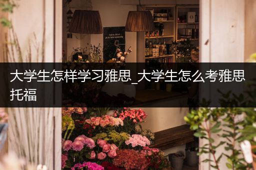 大学生怎样学习雅思_大学生怎么考雅思托福