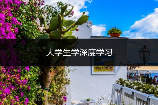 大学生学深度学习