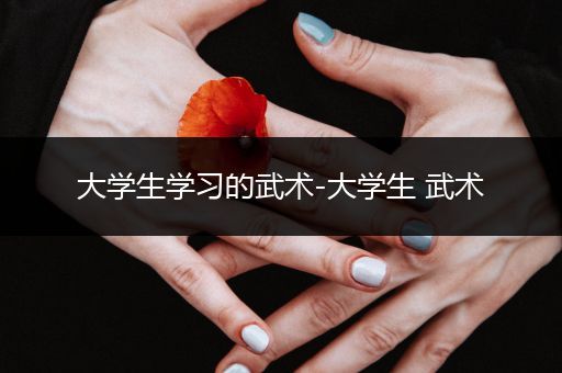 大学生学习的武术-大学生 武术