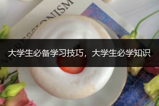 大学生必备学习技巧，大学生必学知识