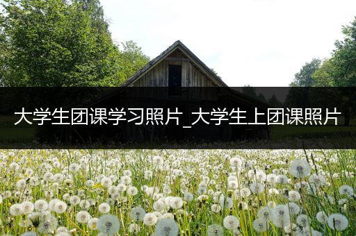 大学生团课学习照片_大学生上团课照片