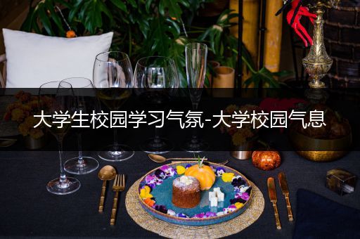 大学生校园学习气氛-大学校园气息