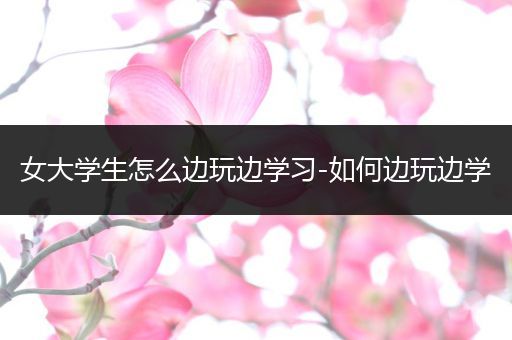 女大学生怎么边玩边学习-如何边玩边学