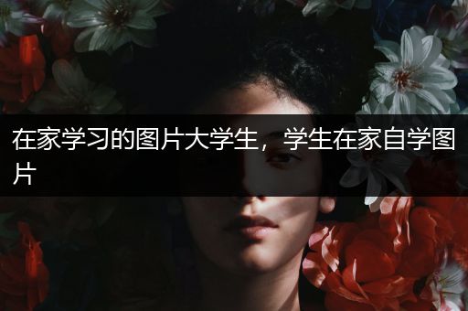 在家学习的图片大学生，学生在家自学图片