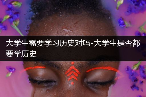 大学生需要学习历史对吗-大学生是否都要学历史