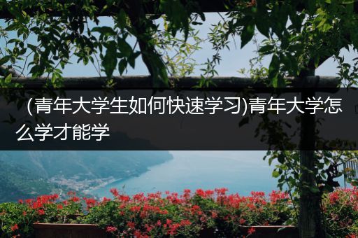 （青年大学生如何快速学习)青年大学怎么学才能学