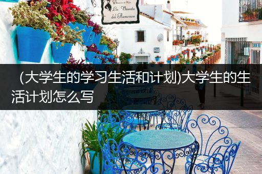 （大学生的学习生活和计划)大学生的生活计划怎么写