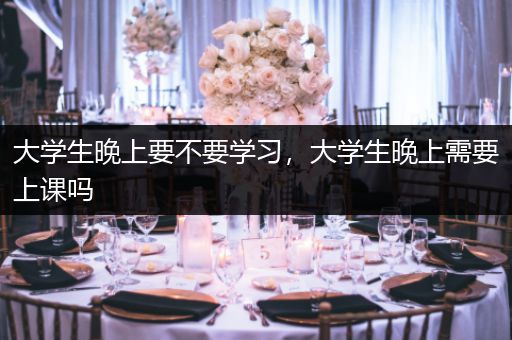 大学生晚上要不要学习，大学生晚上需要上课吗