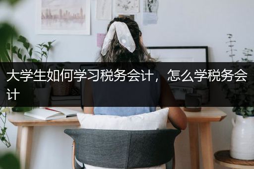 大学生如何学习税务会计，怎么学税务会计