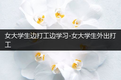 女大学生边打工边学习-女大学生外出打工