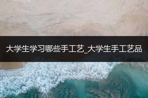 大学生学习哪些手工艺_大学生手工艺品