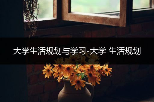 大学生活规划与学习-大学 生活规划