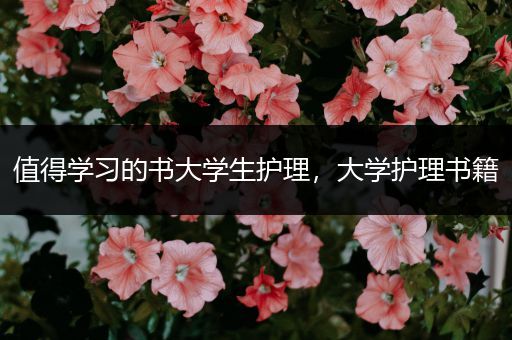 值得学习的书大学生护理，大学护理书籍