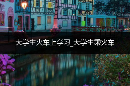 大学生火车上学习_大学生乘火车