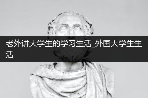 老外讲大学生的学习生活_外国大学生生活