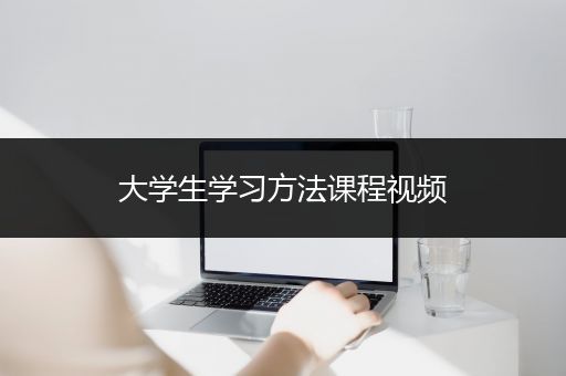 大学生学习方法课程视频