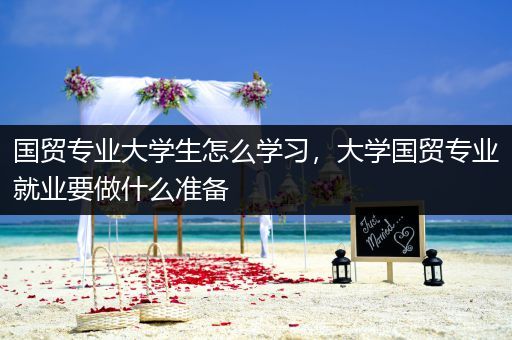 国贸专业大学生怎么学习，大学国贸专业就业要做什么准备
