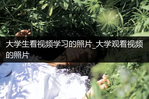 大学生看视频学习的照片_大学观看视频的照片